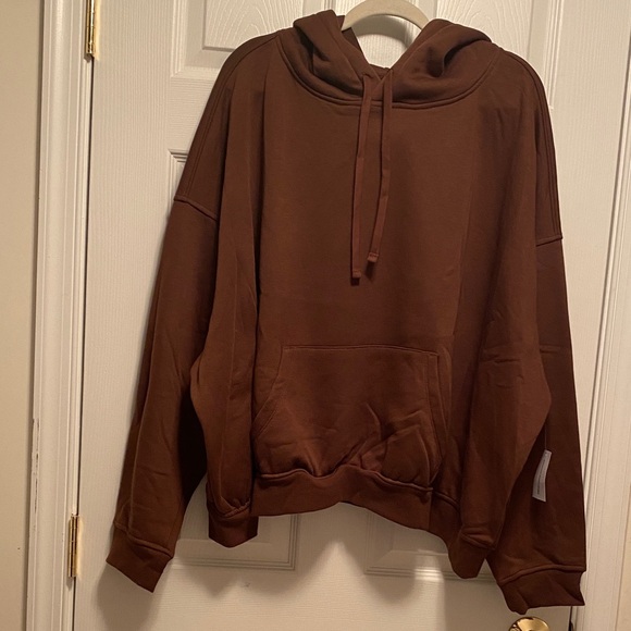 Amazon Essentials Tops - Amazon Essentials Brown Cropped Hoodie…size 6X